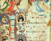 圣多米尼克的赞美，67节，祈祷书558页，抄本 - 弗拉·安吉利科